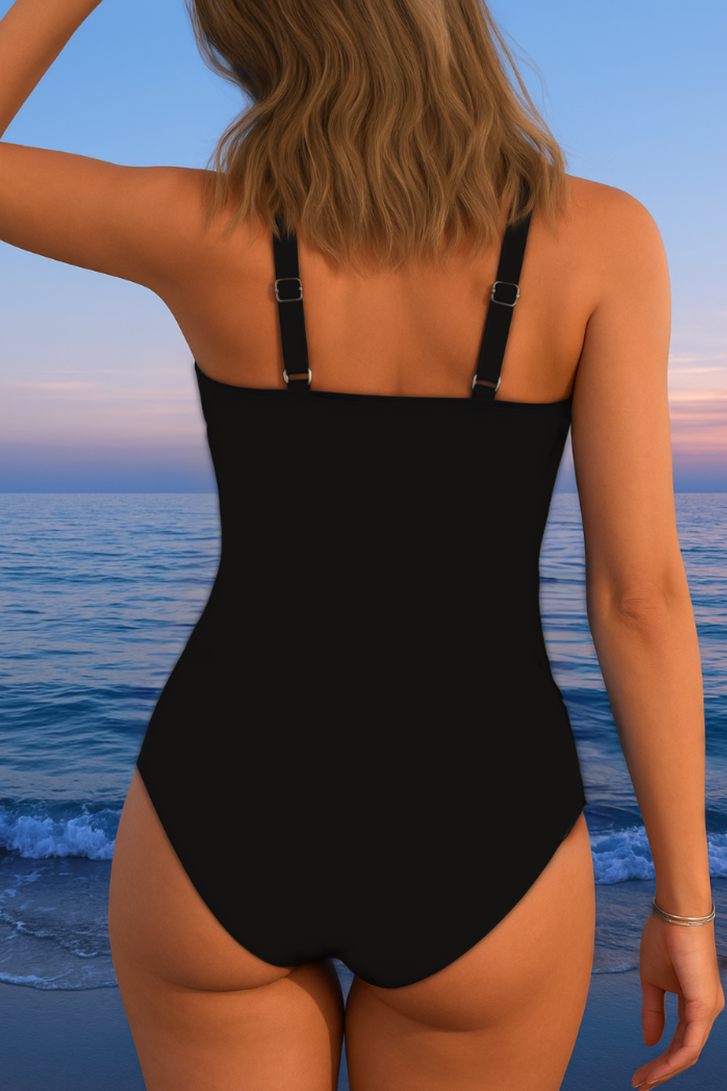 Antonella | Cross-Back Swimsuit That Slenderizes and Enhances