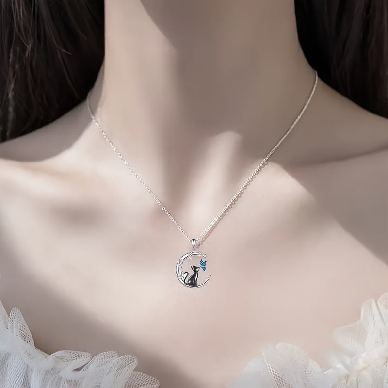 Collier Pendentif Chat Créatif