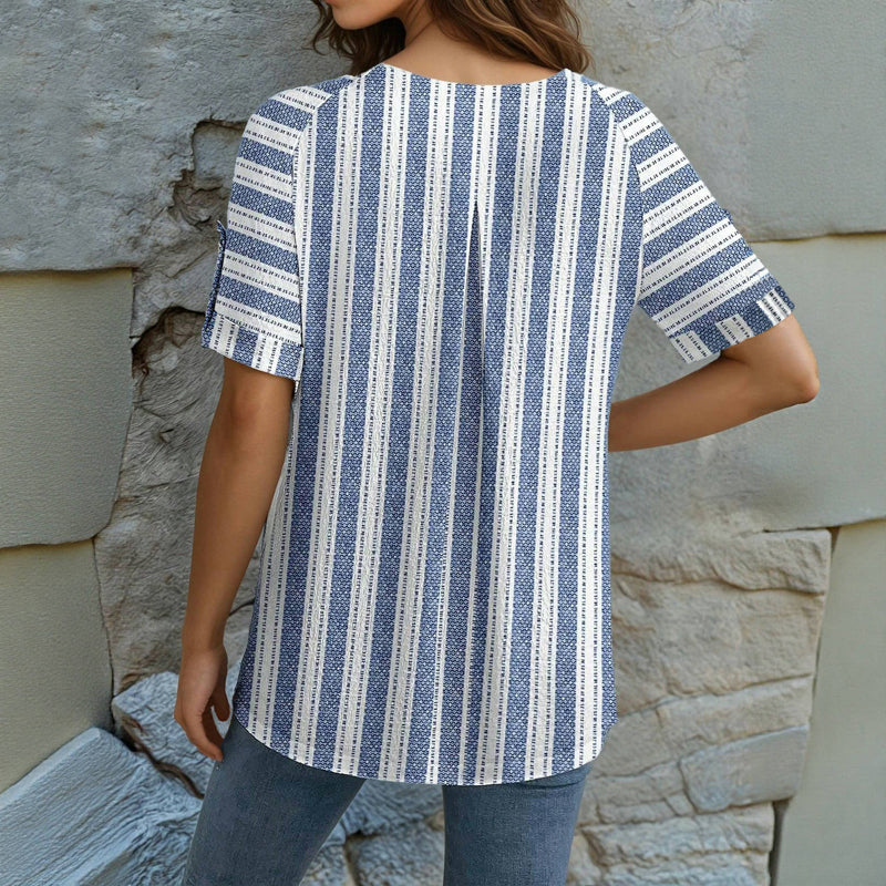 Blouse Rayée Décontractée