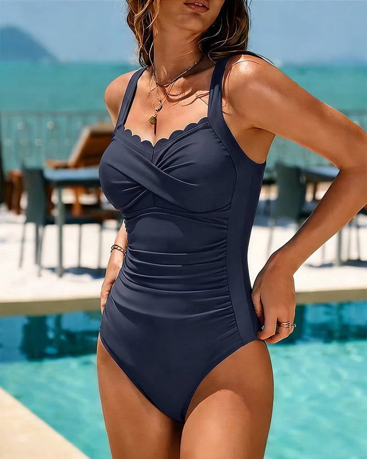 Selvaggia | Shaping Swimsuit with Crossed Waist