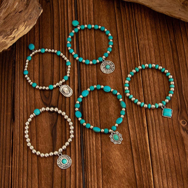 Bracelet De Perles Ethniques Vintage