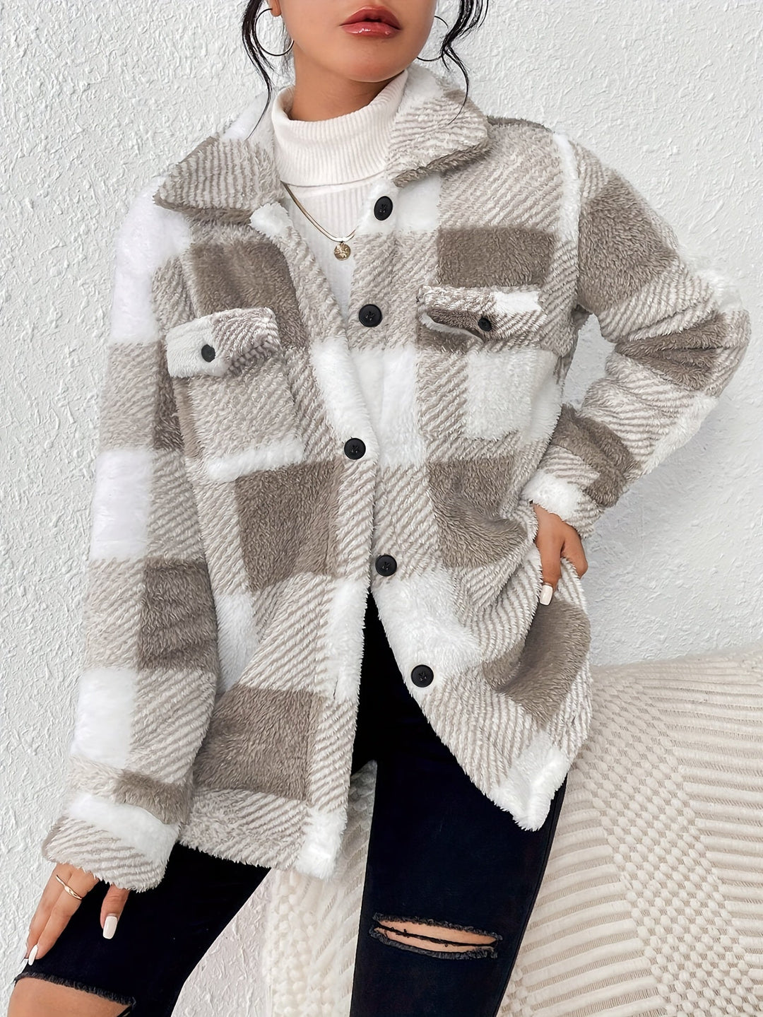 Ronda | Elegant Oversized Fleece Jacket