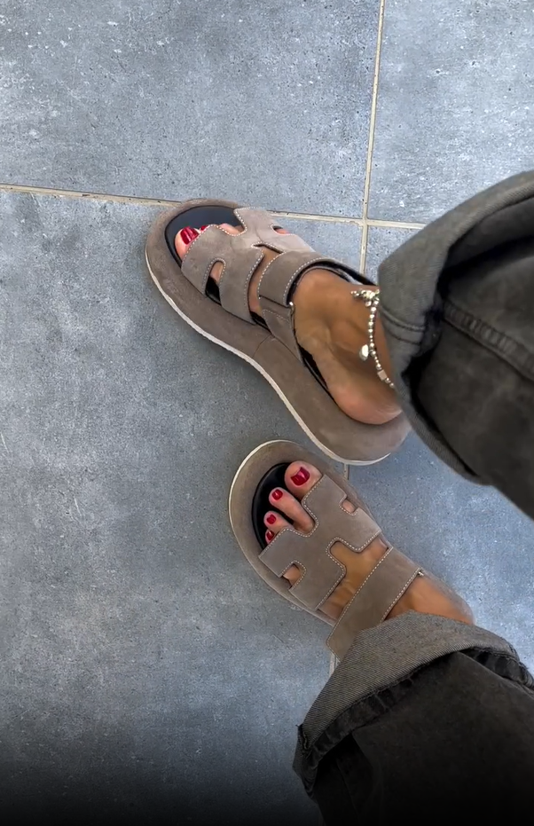 Clara | Sandales Plates D'Été Élégantes