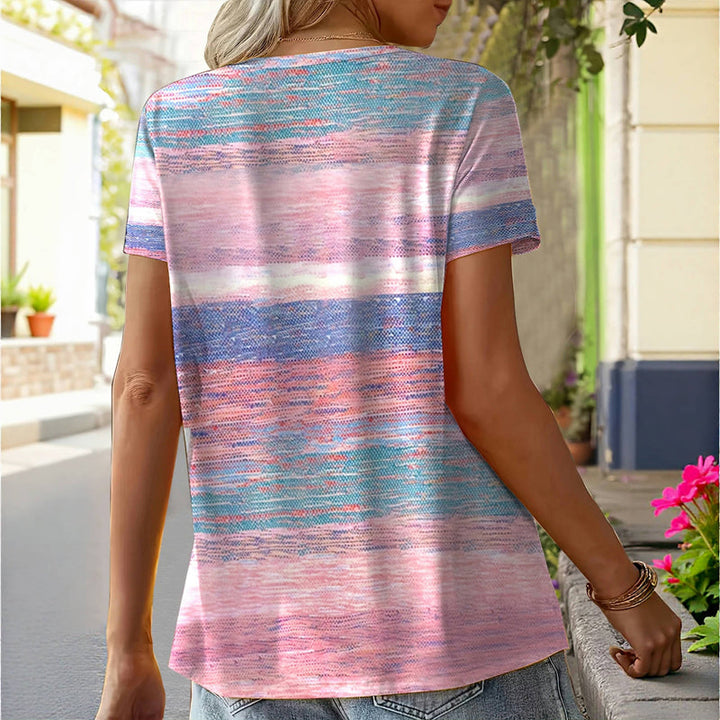 T-Shirt Dégradé Décontracté