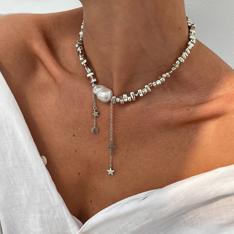 Collier De Perlés Bohème