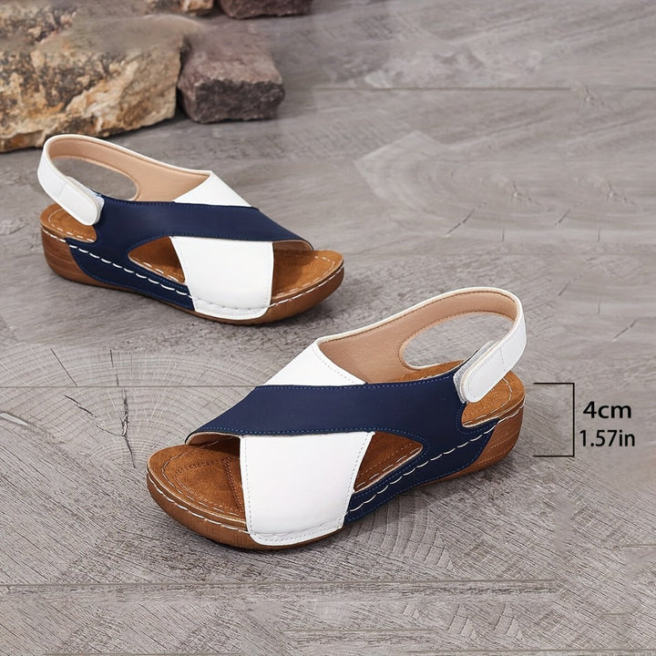 Inclivara | Sandales Compensées Confort & Maintien