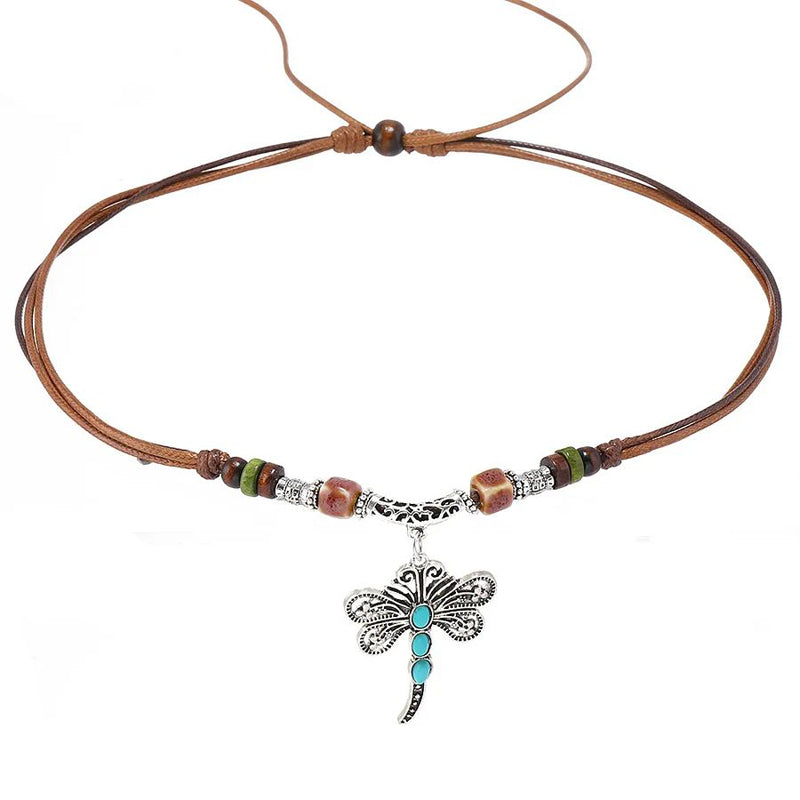 Collier Pendentif Bohème Vintage