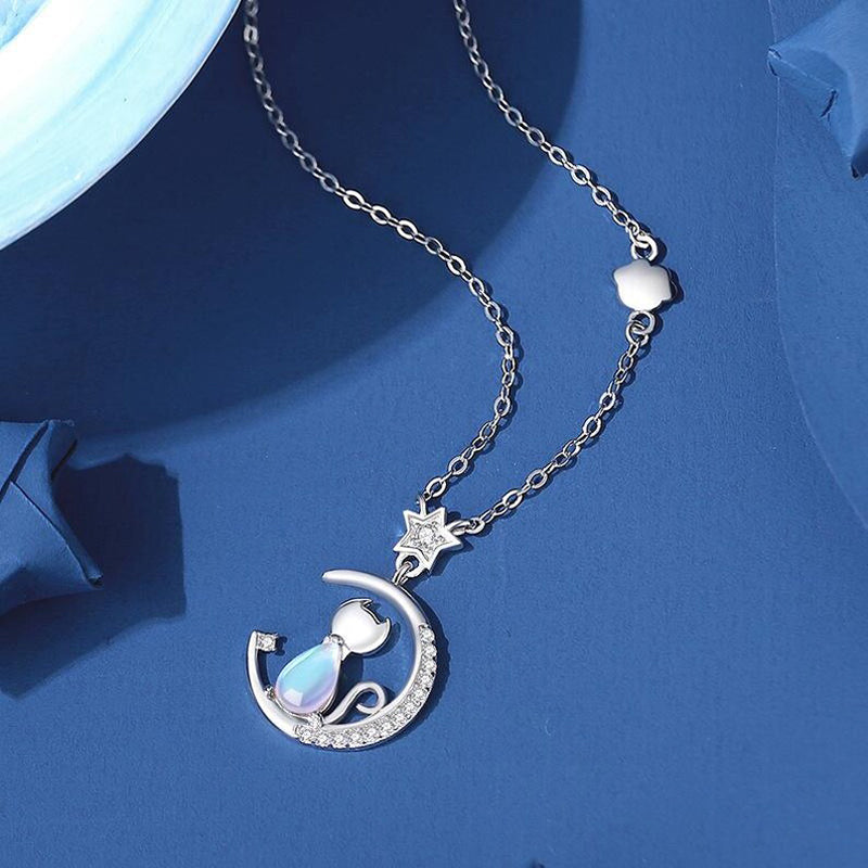 Collier Pendentif Chat Créatif