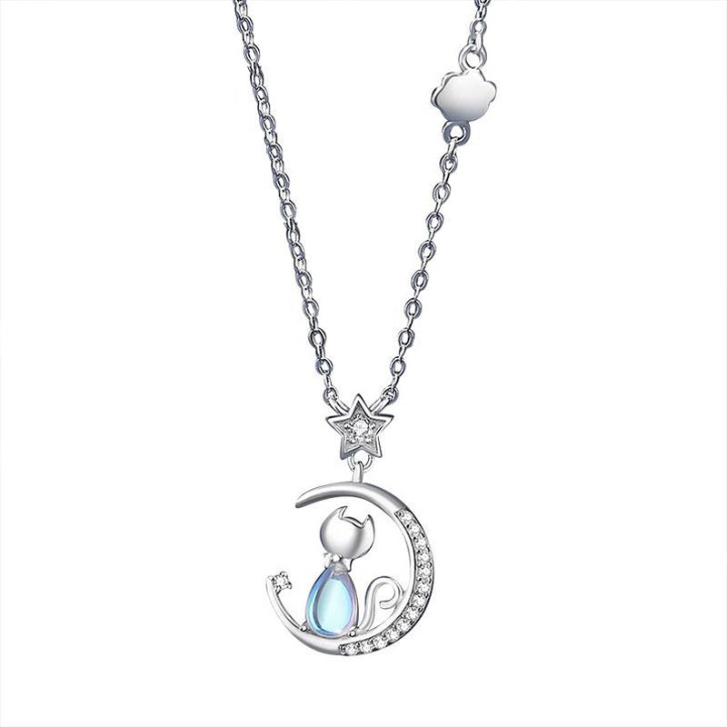 Collier Pendentif Chat Créatif