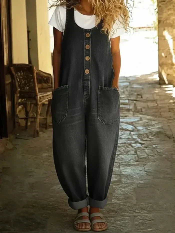 Lora™ | Salopette de Style Vintage