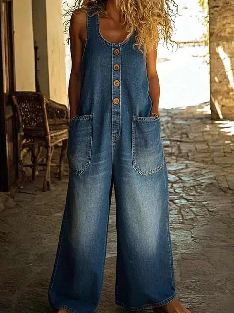 Lora™ | Salopette de Style Vintage