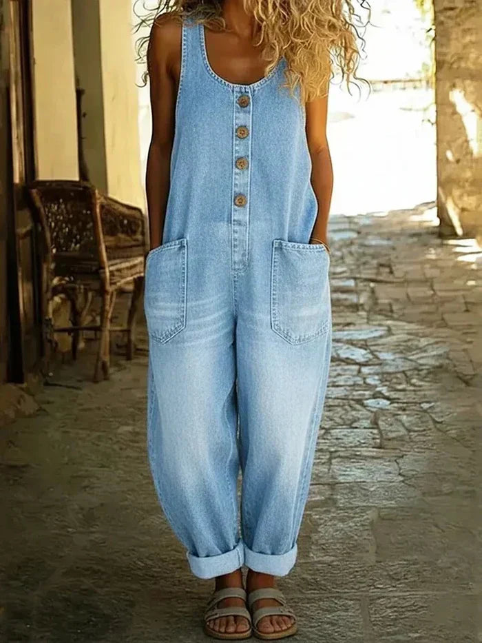 Lora™ | Salopette de Style Vintage
